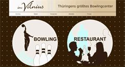 Desktop Screenshot of bowlingimvilnius.de