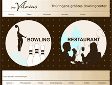 Tablet Screenshot of bowlingimvilnius.de